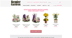 Desktop Screenshot of bendergardens.com