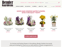 Tablet Screenshot of bendergardens.com